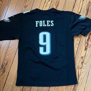 Nike Philadelphia Eagles Foles 09 Black Jersey - Youth